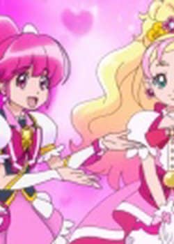 Cure Lovely kara Cure Flora e: Baton Touch no Message