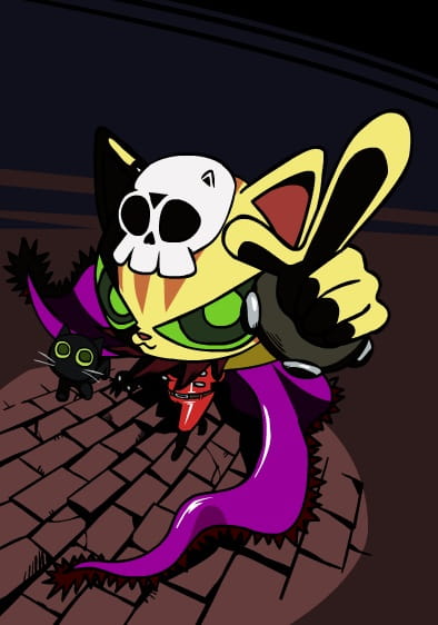 Ankoku Cat VS Ankoku Cat VS