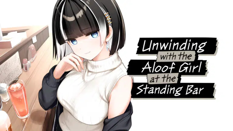 Unwinding with the aloof girl at the standing bar